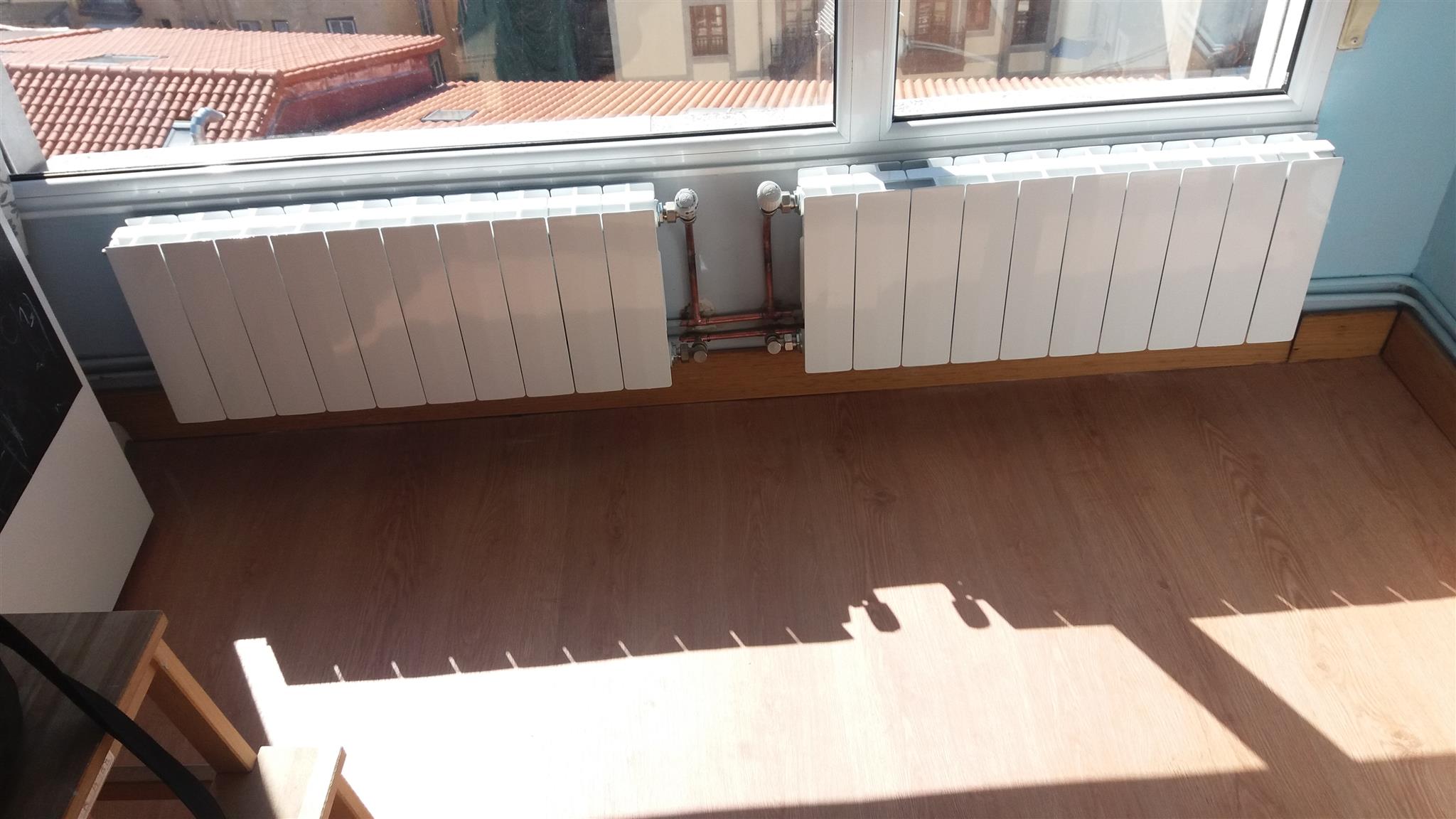 radiadores instalados