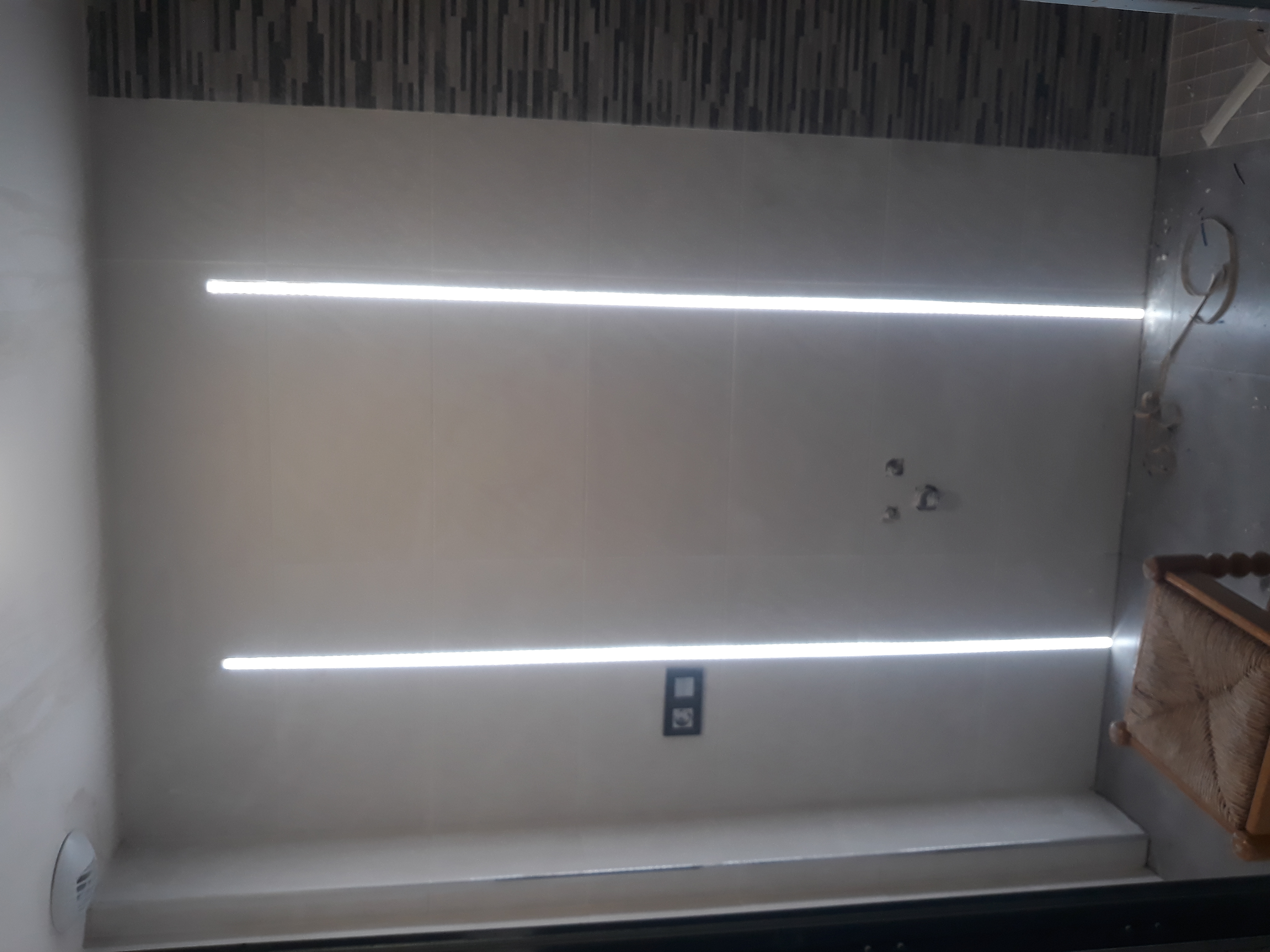 Montaje de iluminación tipo LED