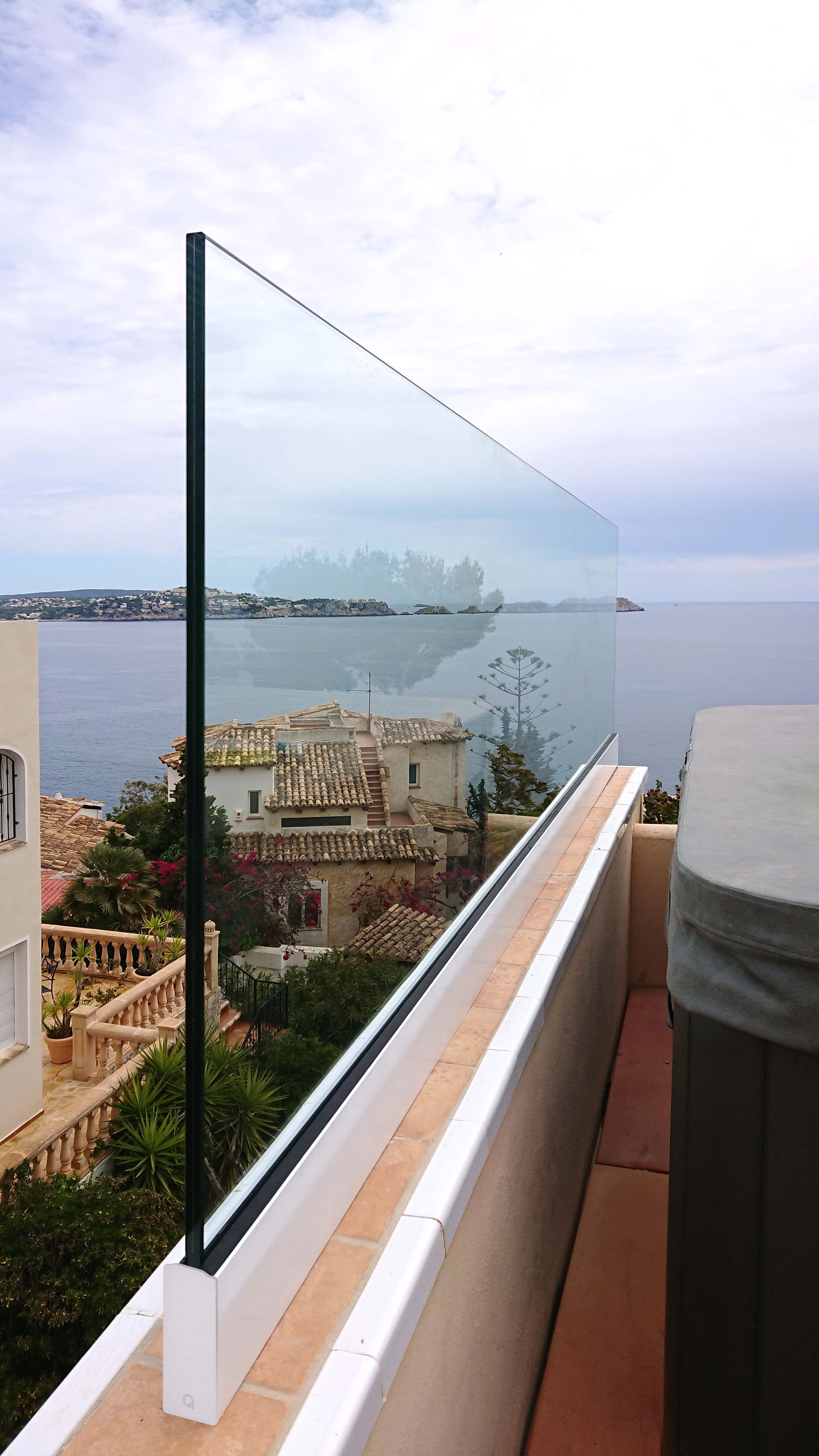 Barandilla de protección para terraza .