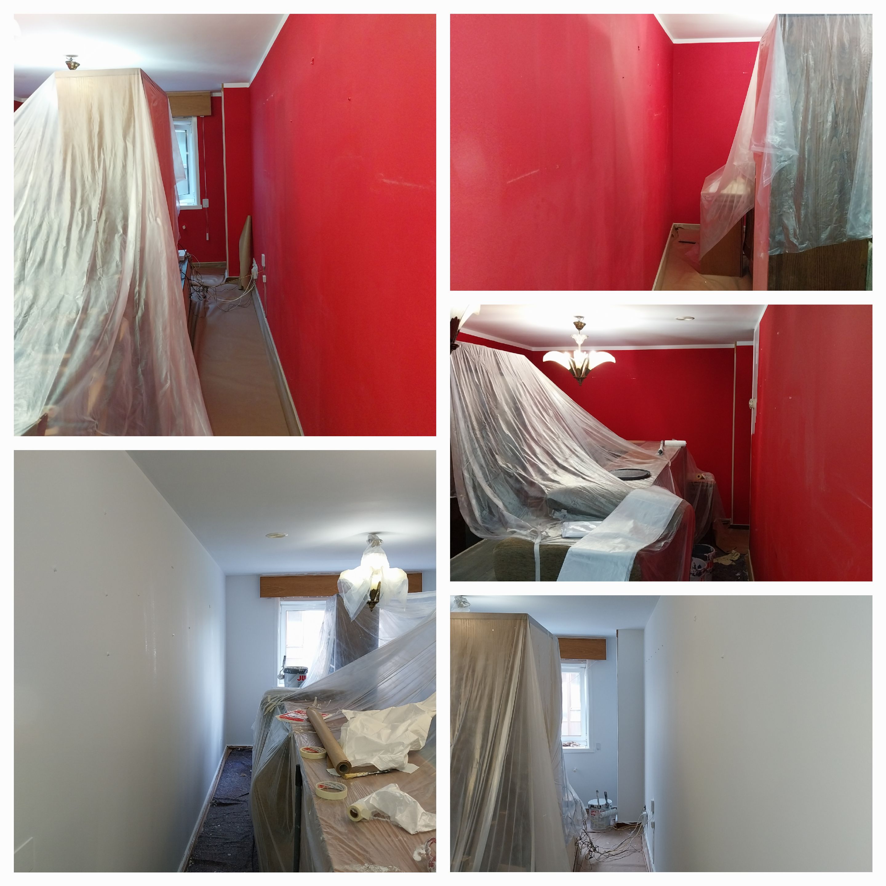 Pintura cambia de color de Salón.