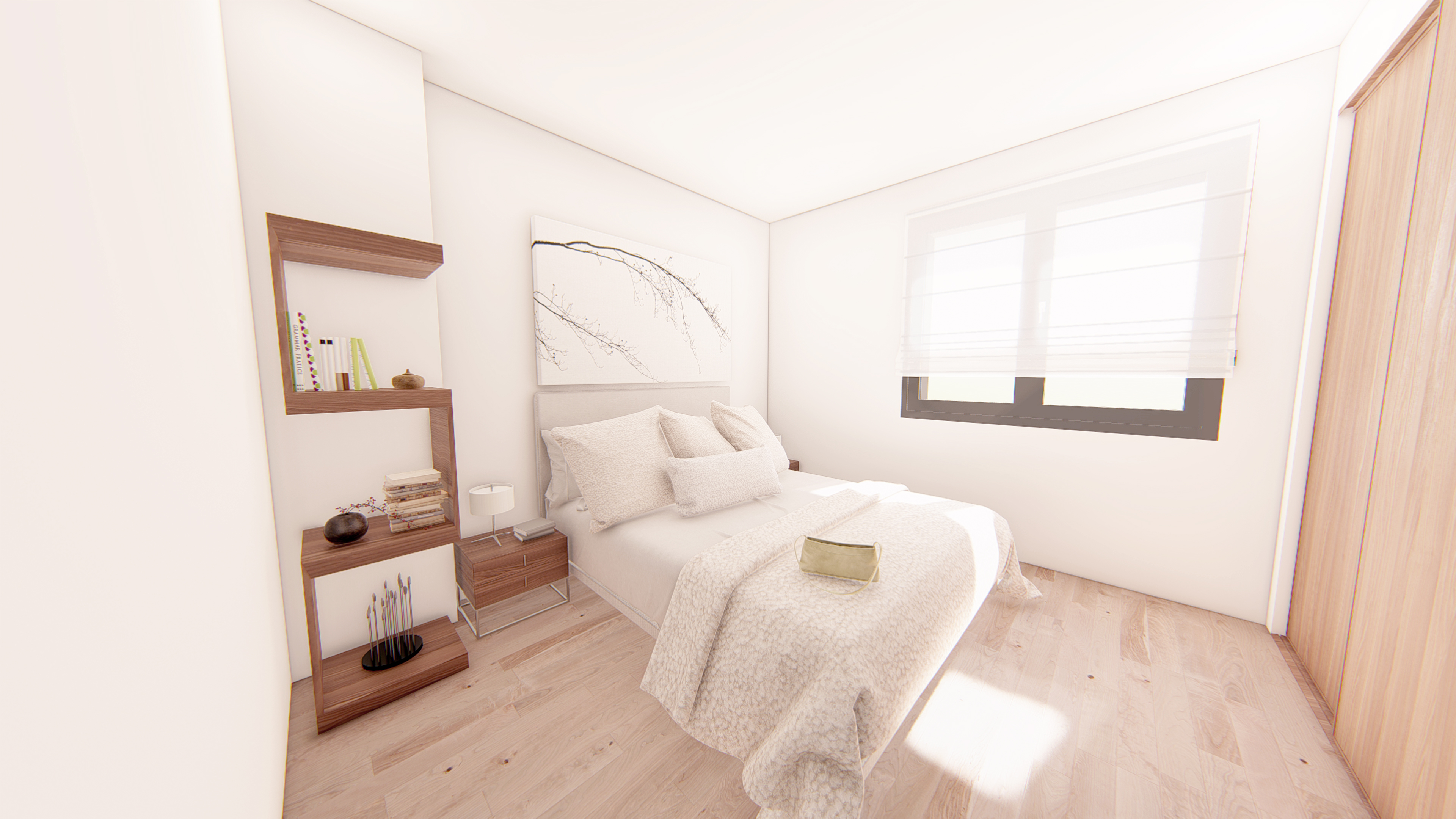 Dormitorio principal Residencial Nápoles