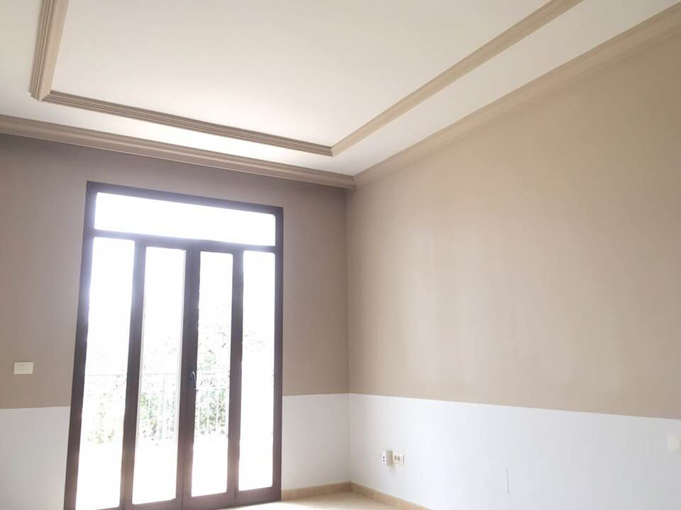 Pintura decorativa en habitacion