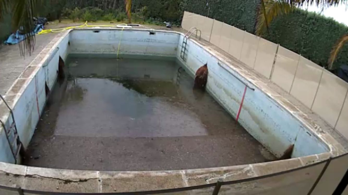 Renovación de Piscinas con Lámina Armada (ANTES)