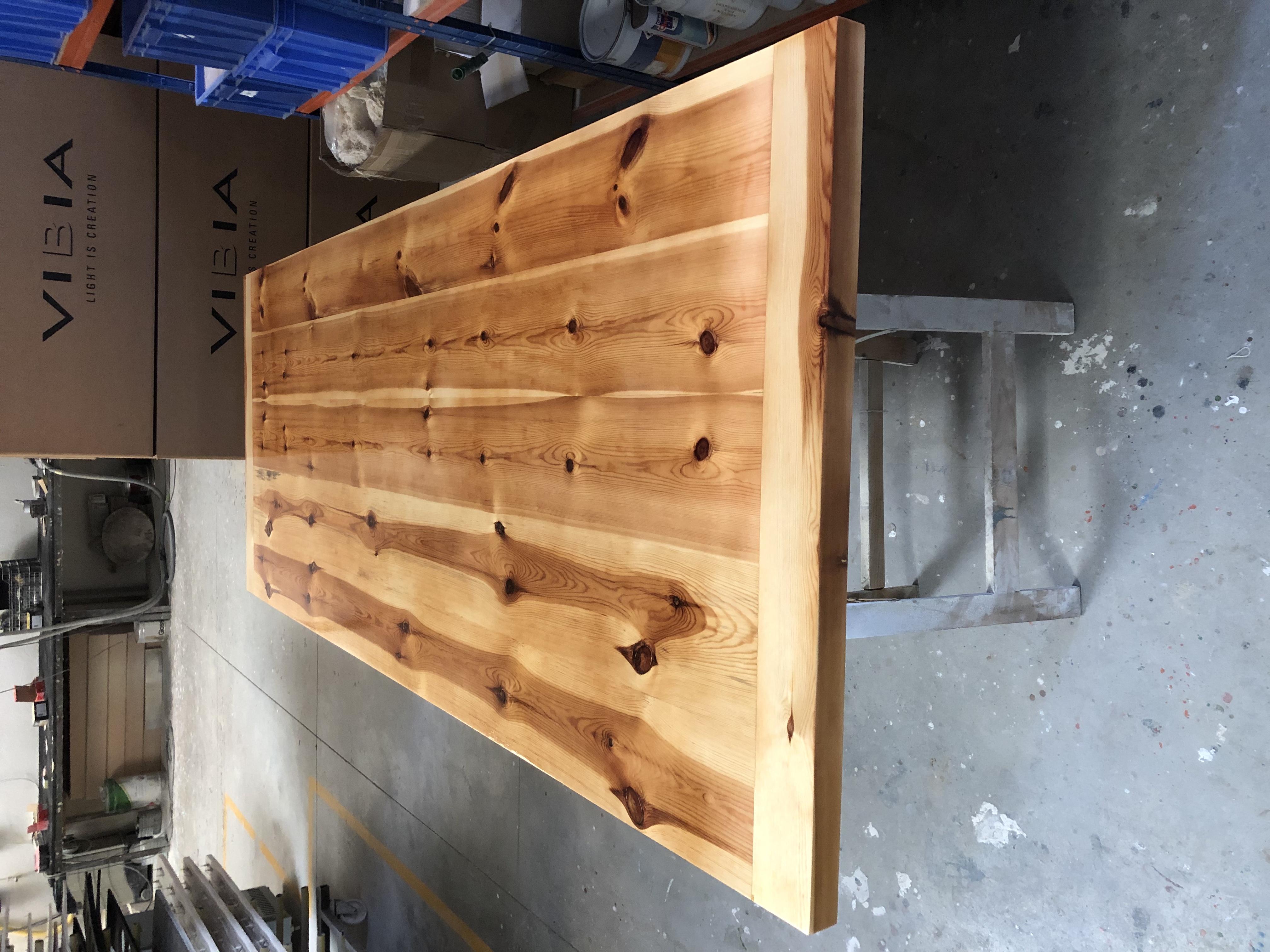 Restauración de mesa de pino