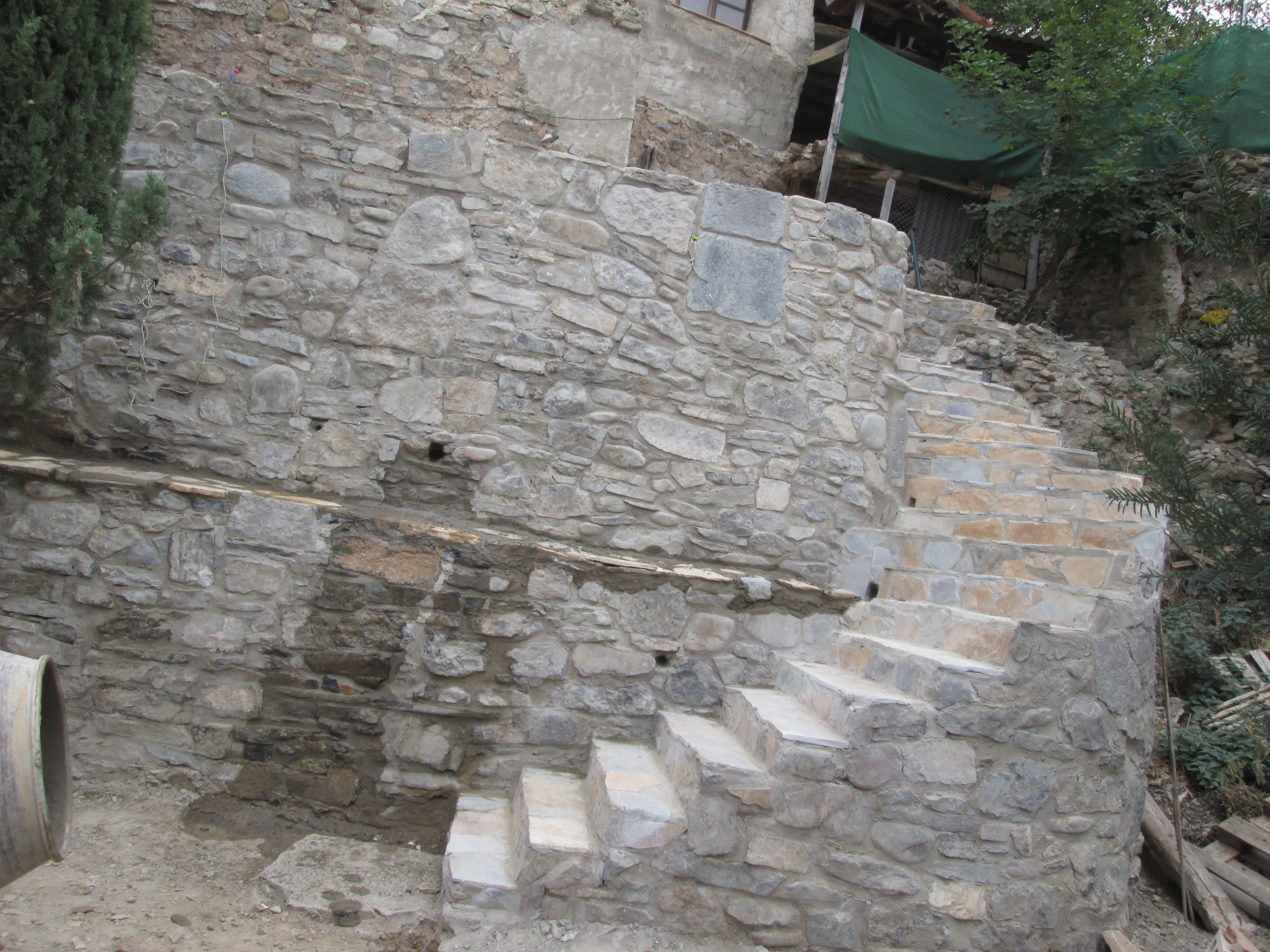 Estado final del muro.