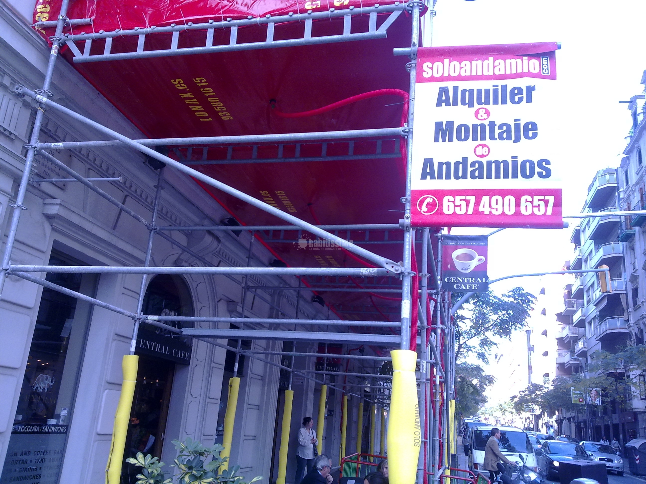 Rehabilitación Fachadas, Construcciones Reformas, Andamios