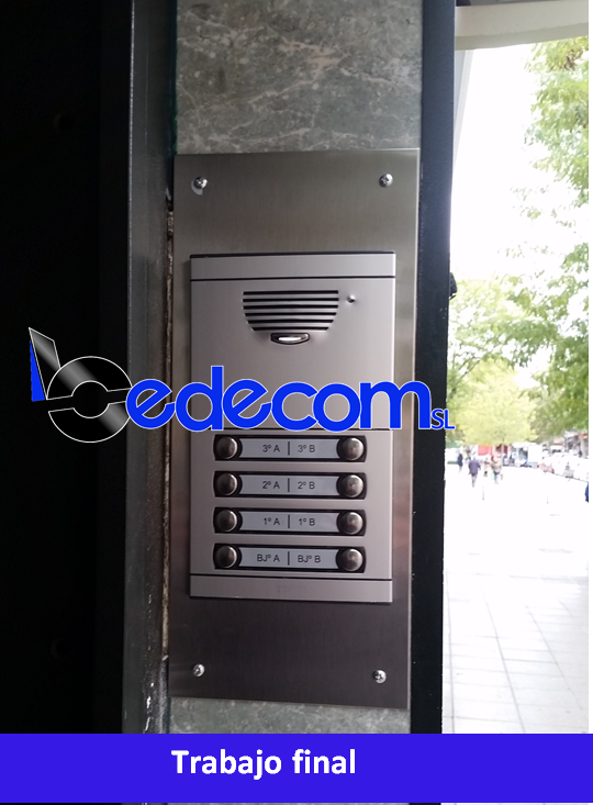 Placa de calle analógica