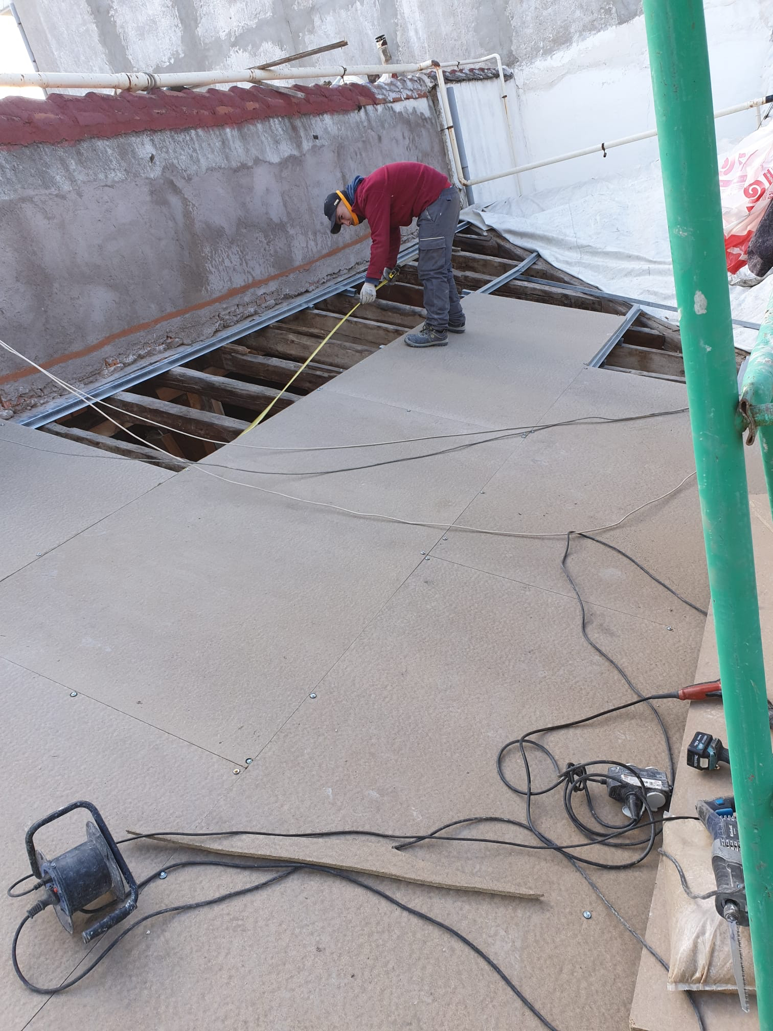 Trabajos en Cubiertas