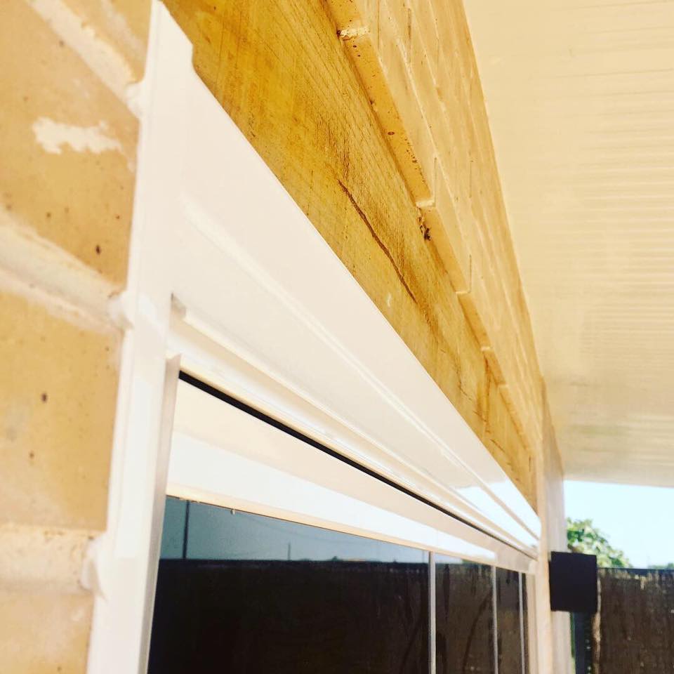 Detalle cortina de cristal