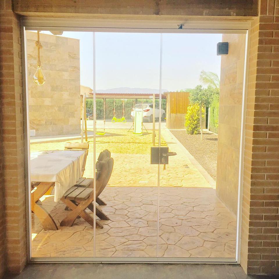 Interior cortina de cristal parsol