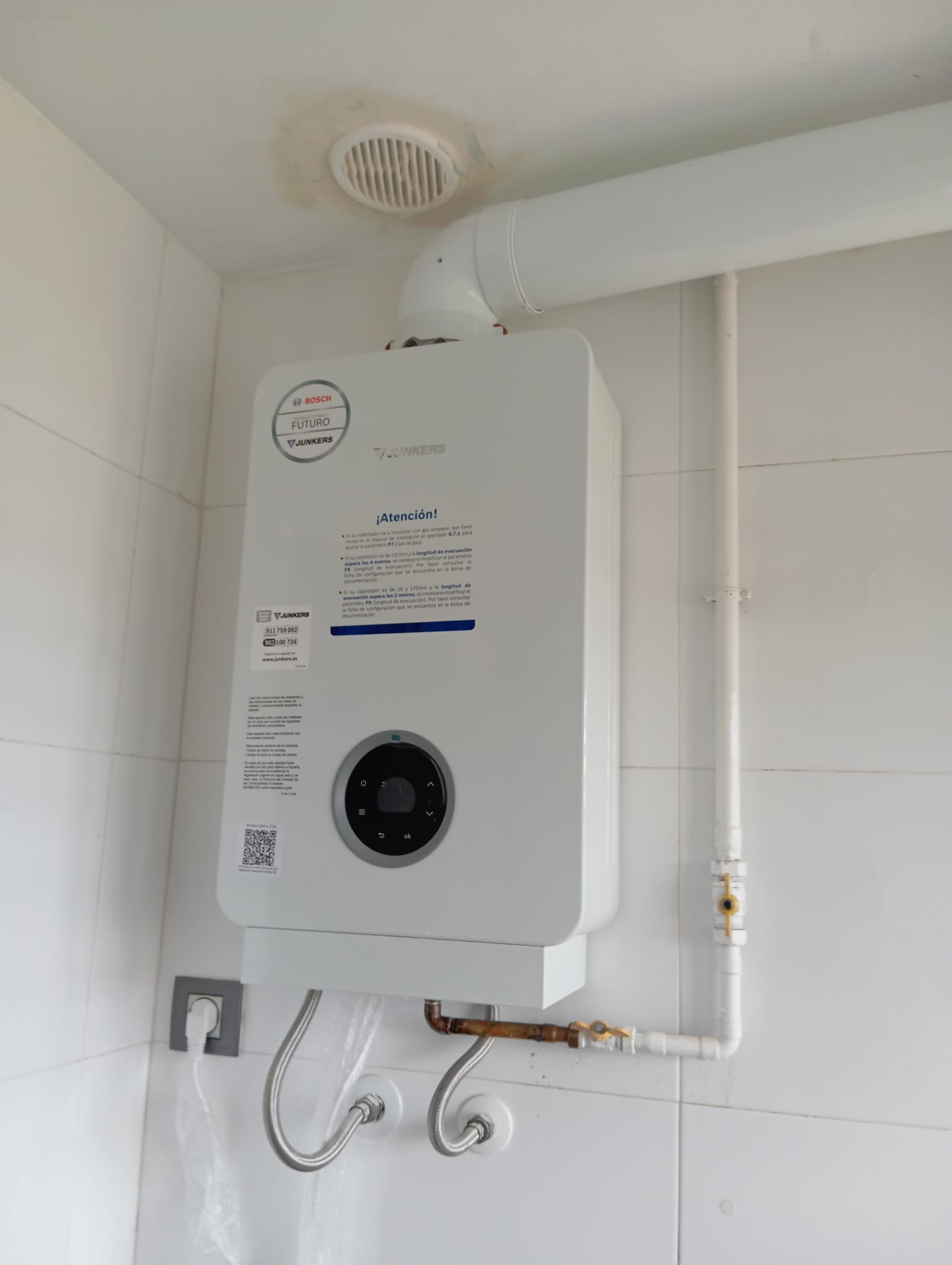 Calentador  gas Junkers