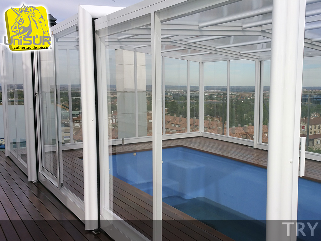 Cubierta de piscina modelo Try