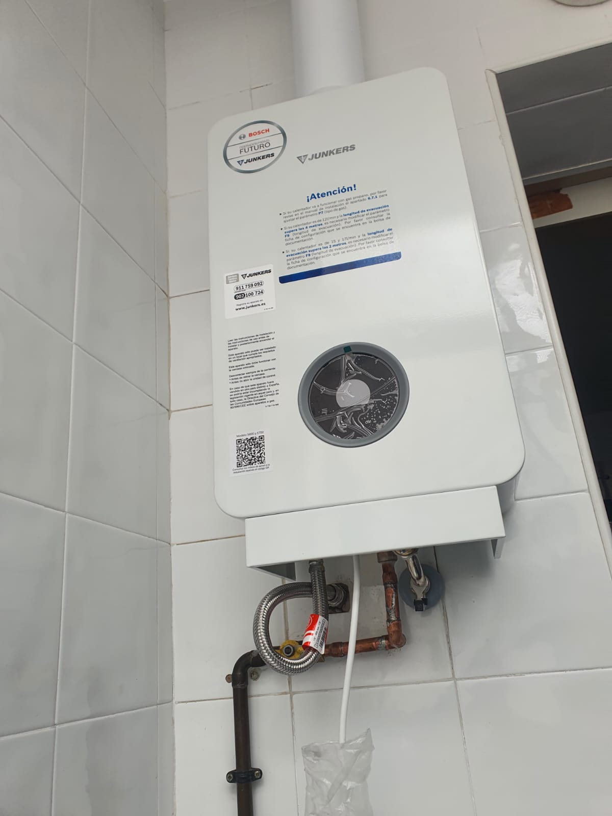 Calentador gas Junkers