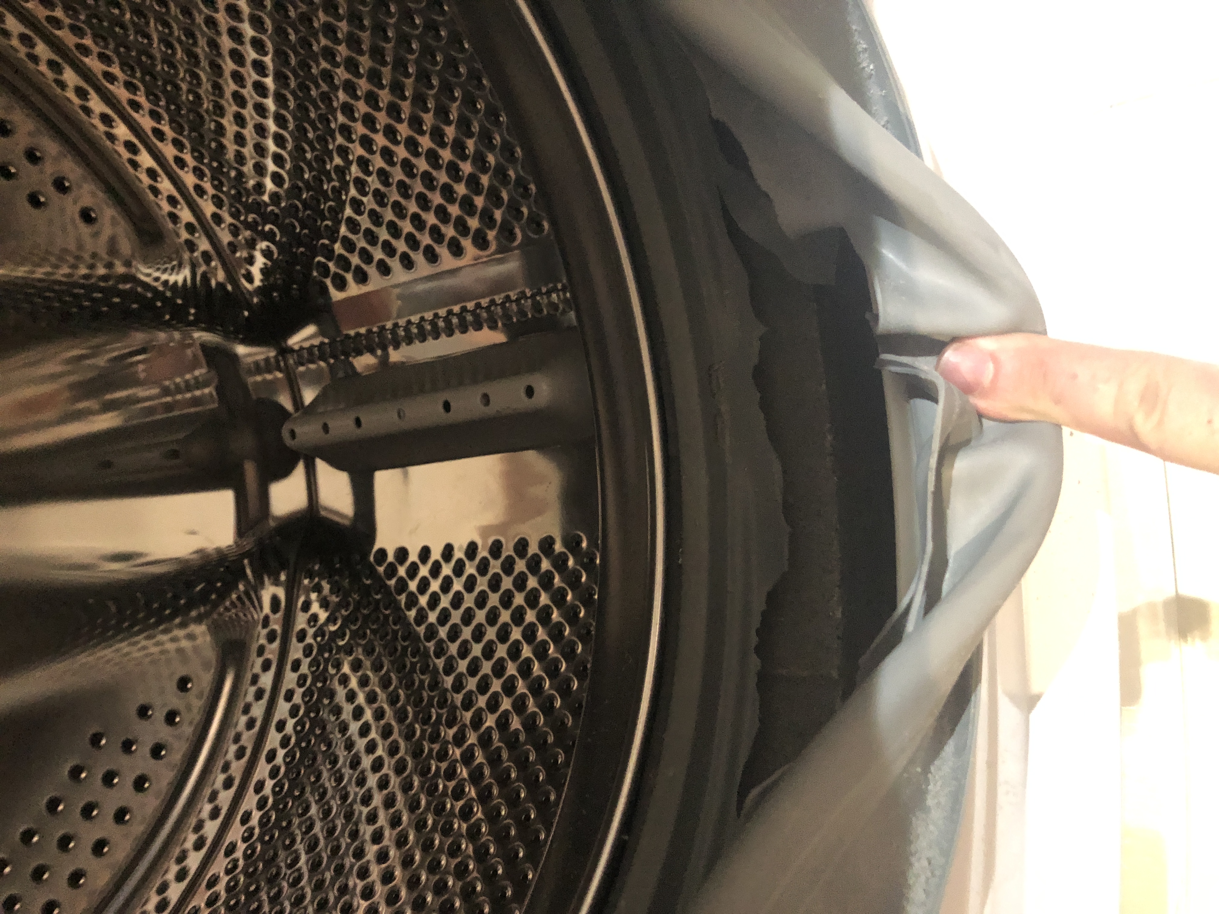 Reparación de gomas en lavadora