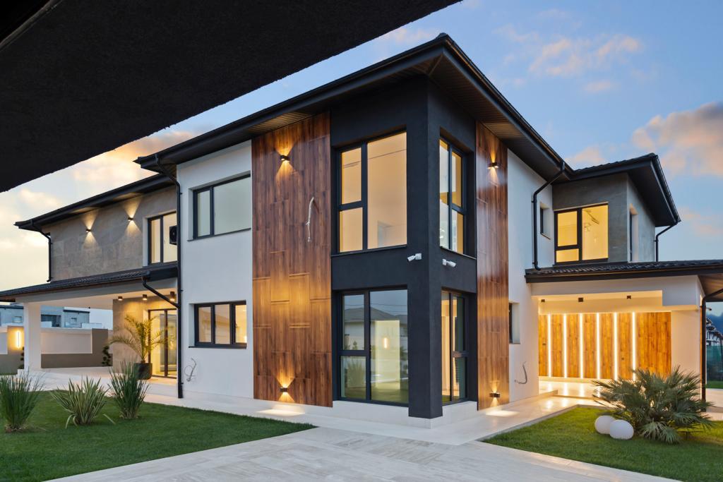 Construcción de vivienda moderna de alto nivel