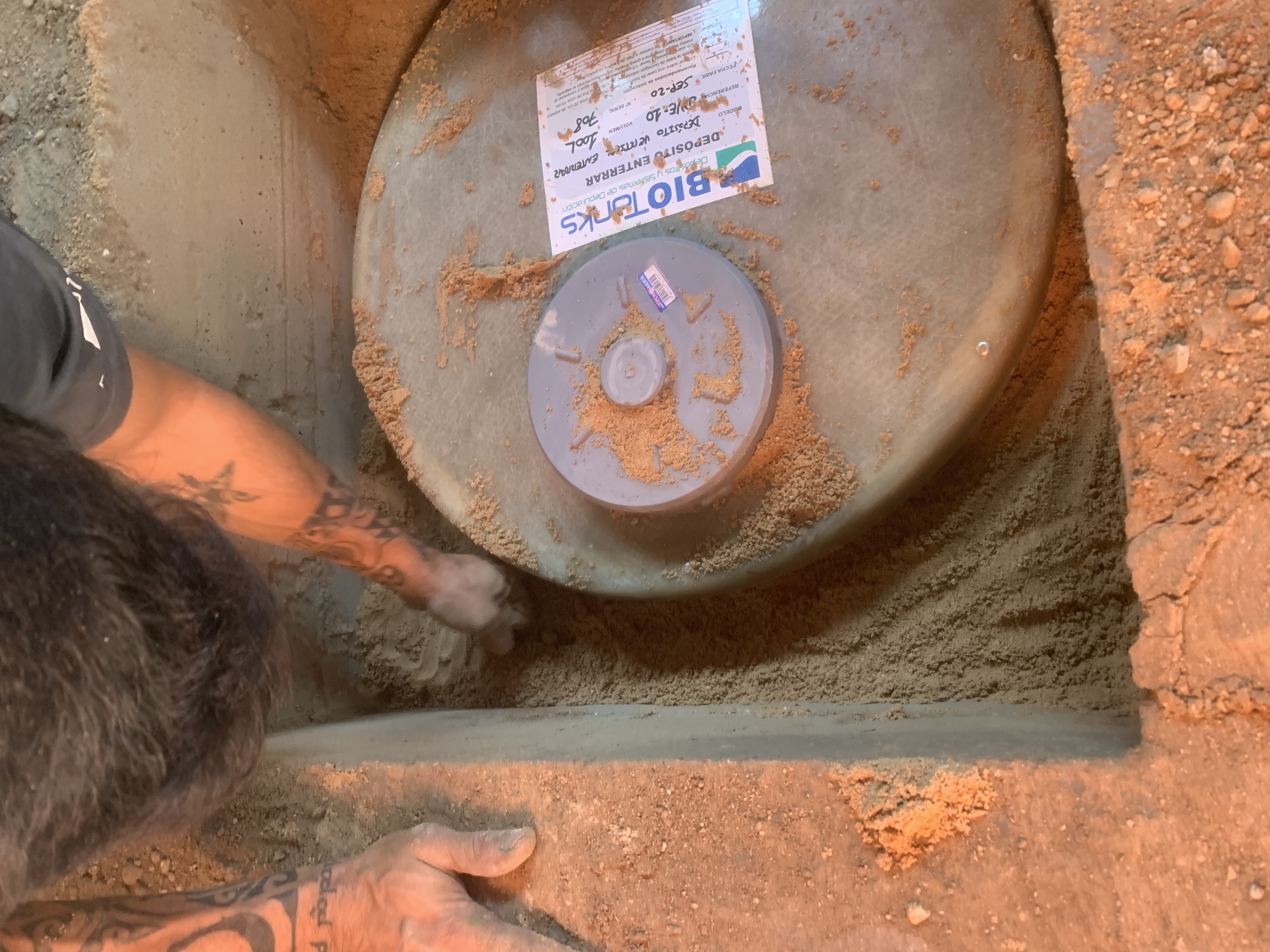 Instalación de depósito