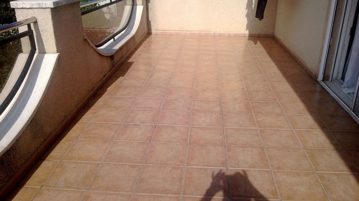 Suelo en terraza