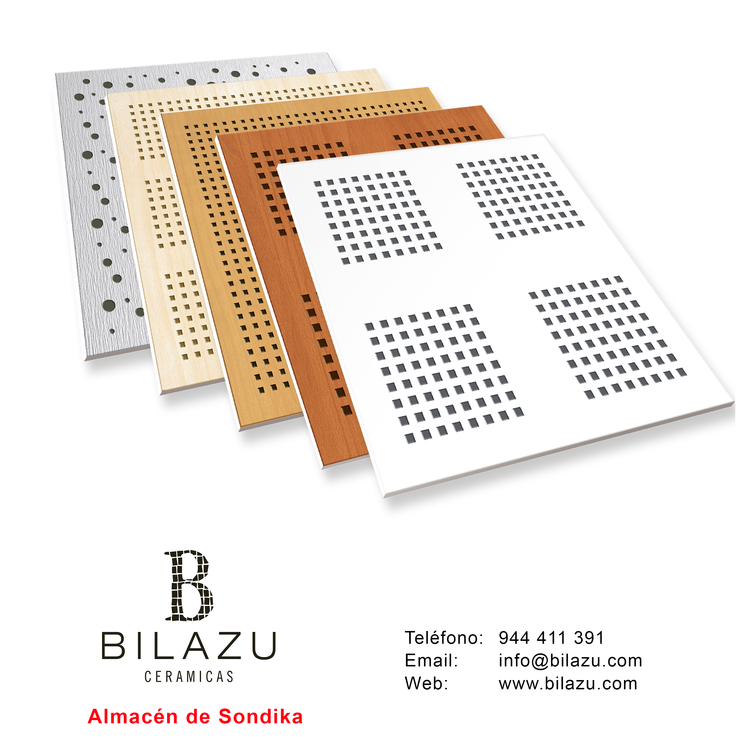 Amplio catálogo de falsos techos 