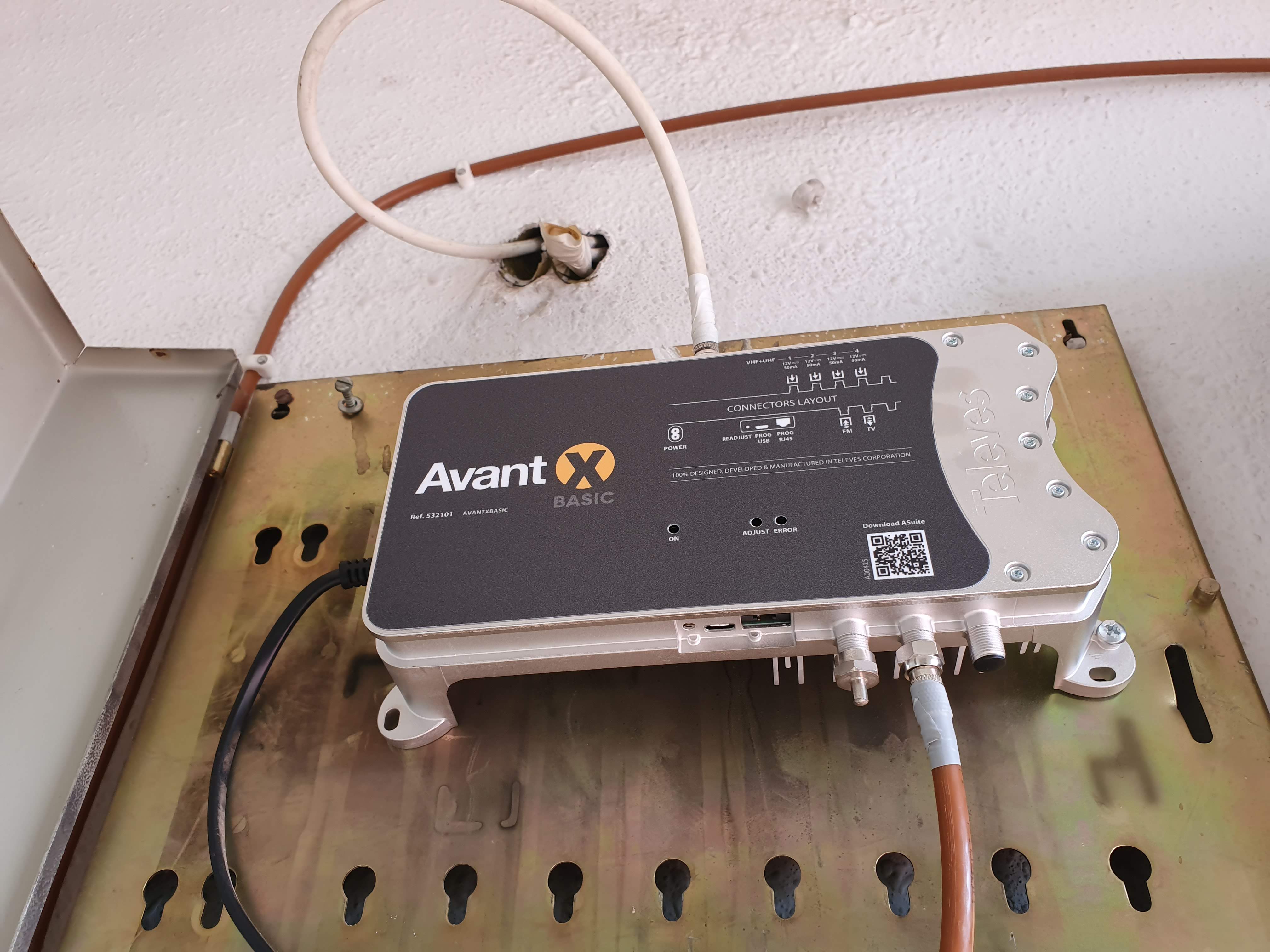 INSTALACIÓN DE AMPLIFICADOR TELEVES