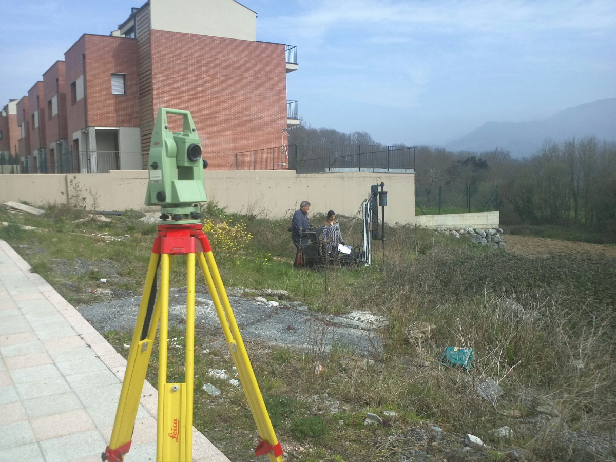 Apoyo topográfico a trabajos de geotecnia