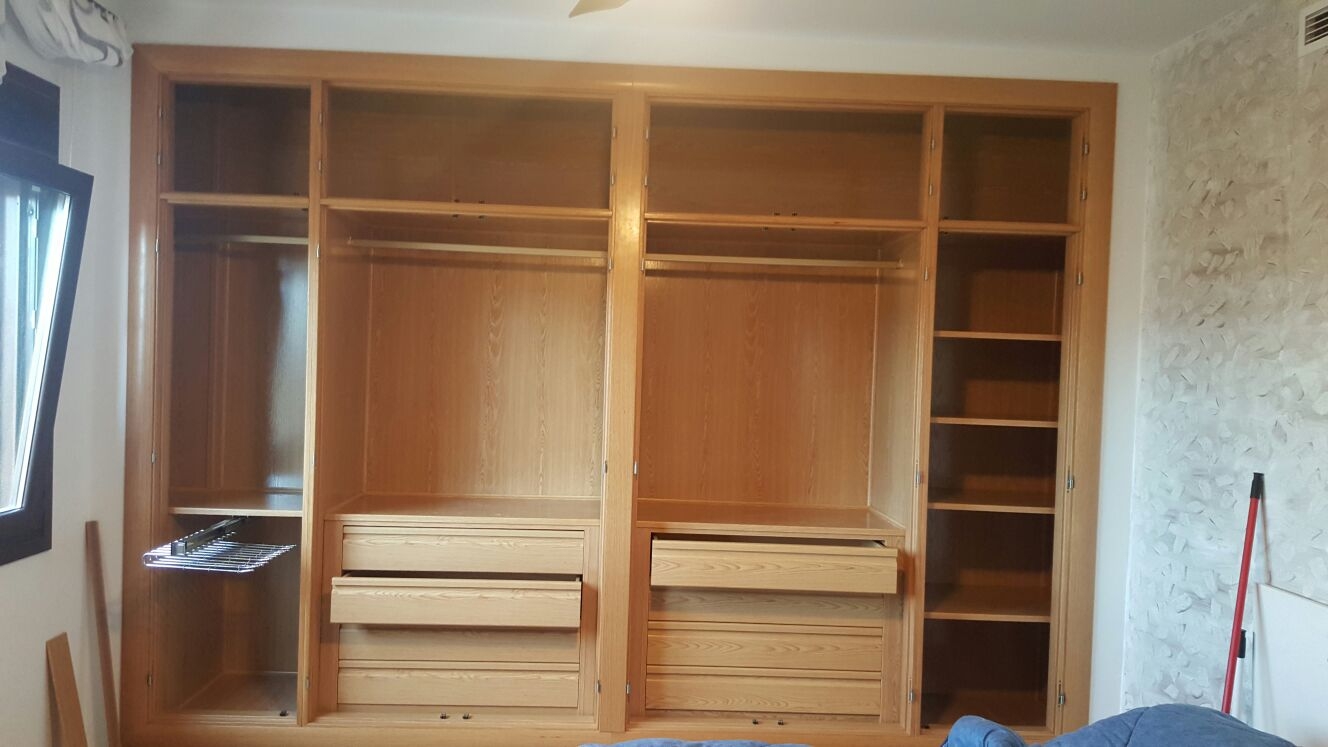 Distribución interior armario