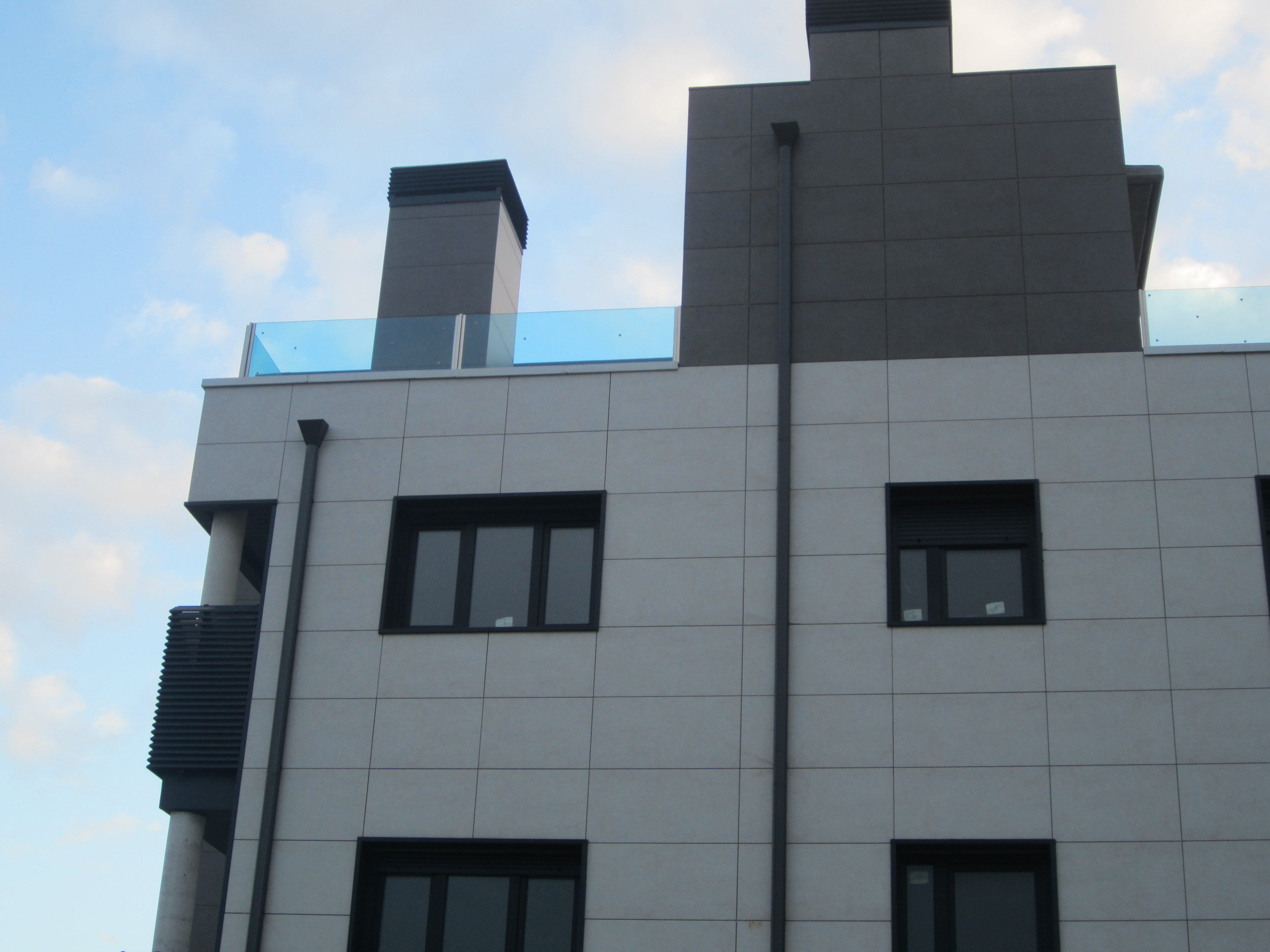 Bajantes edificio en el sardinero