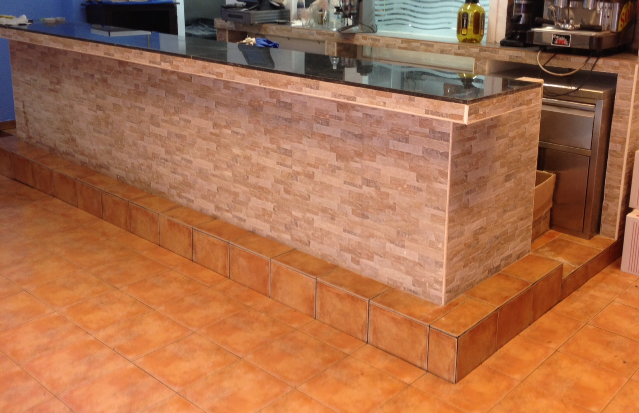 barra de bar en xartenillas 