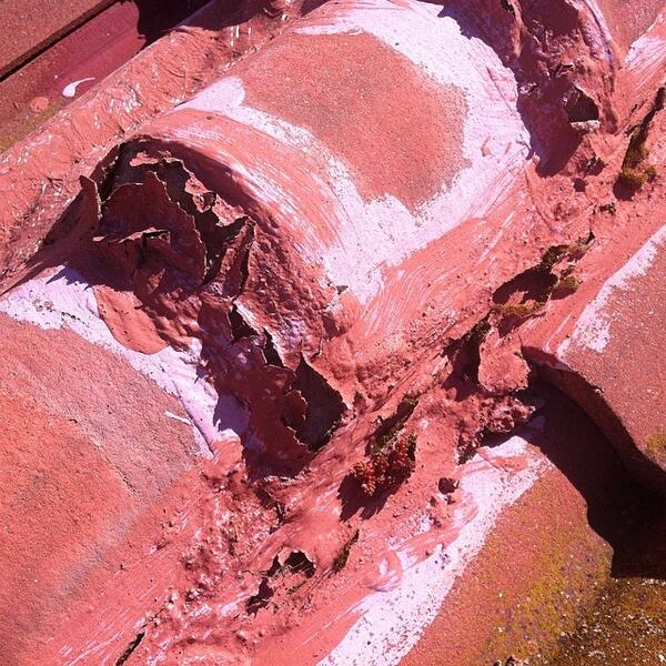 caballete en mal estado