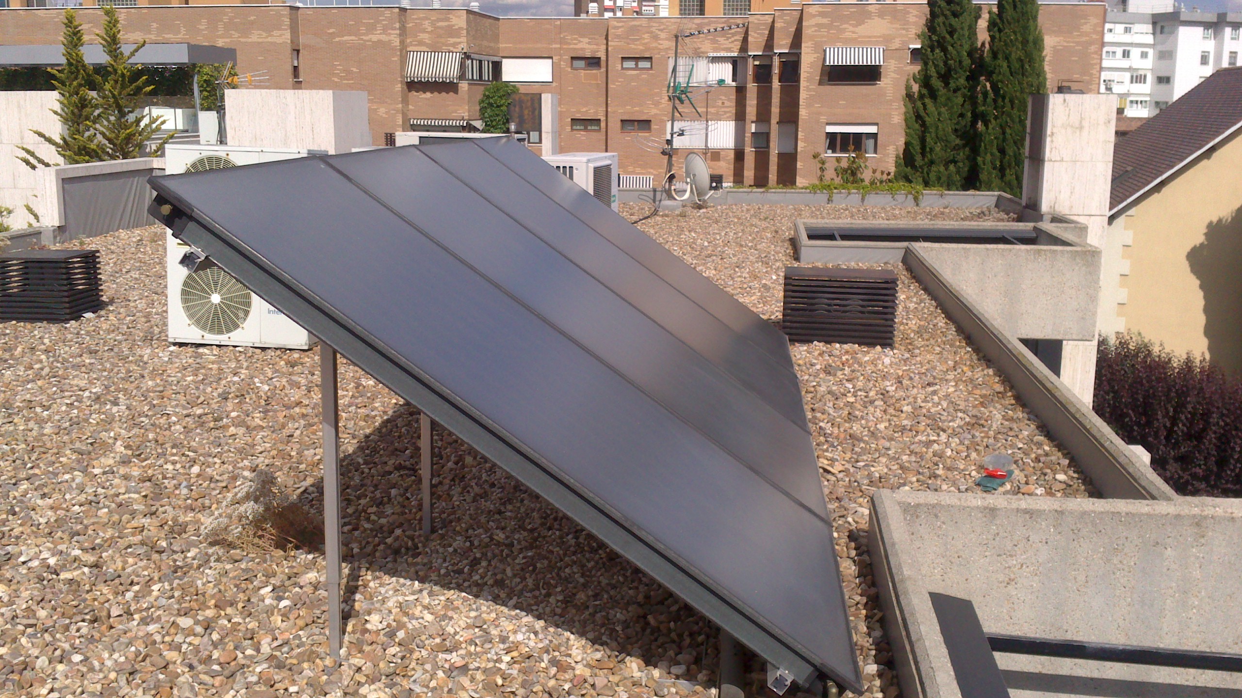 Calentamiento de piscina (Madrid)