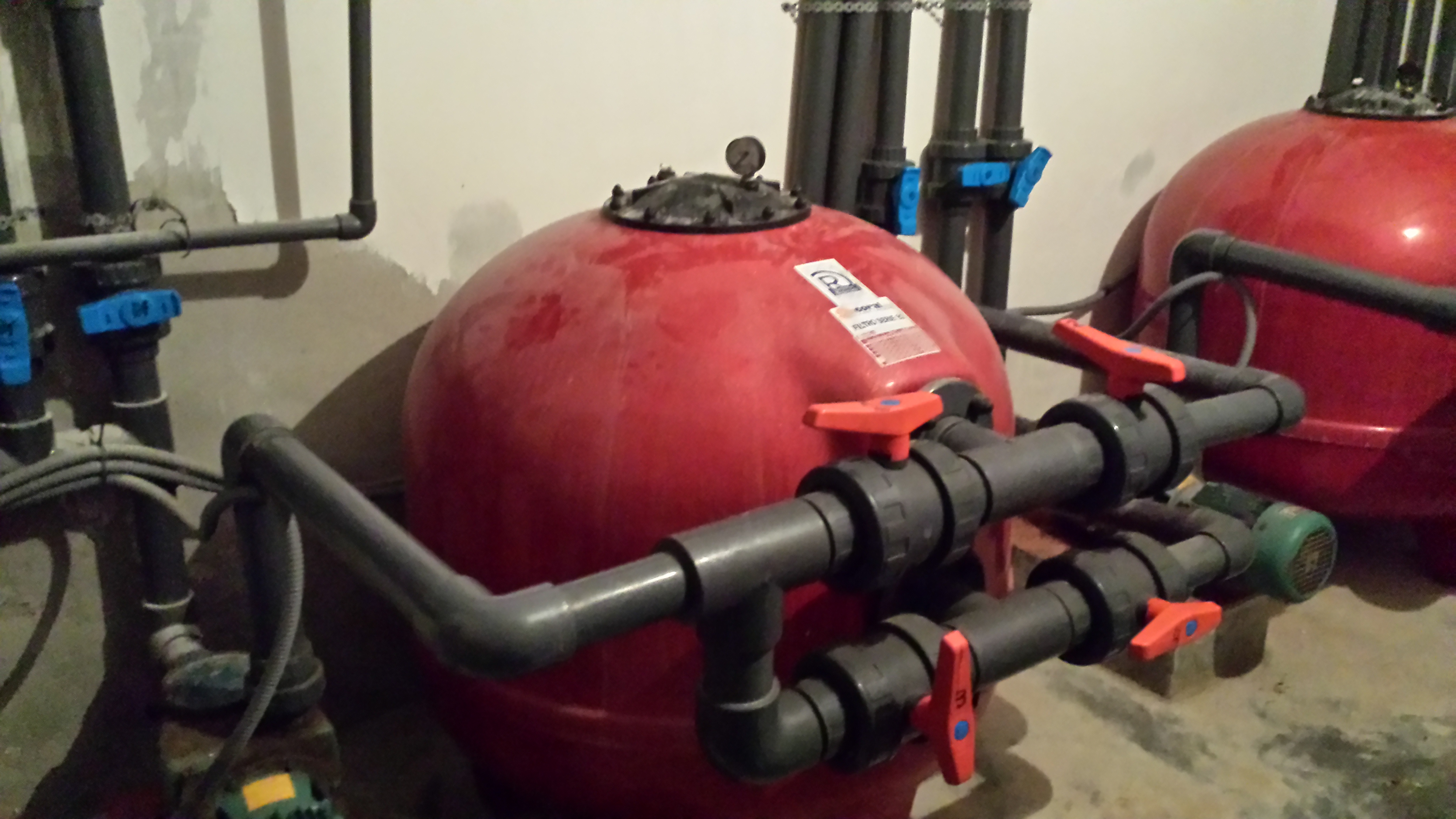 Cambios de arena al filtro