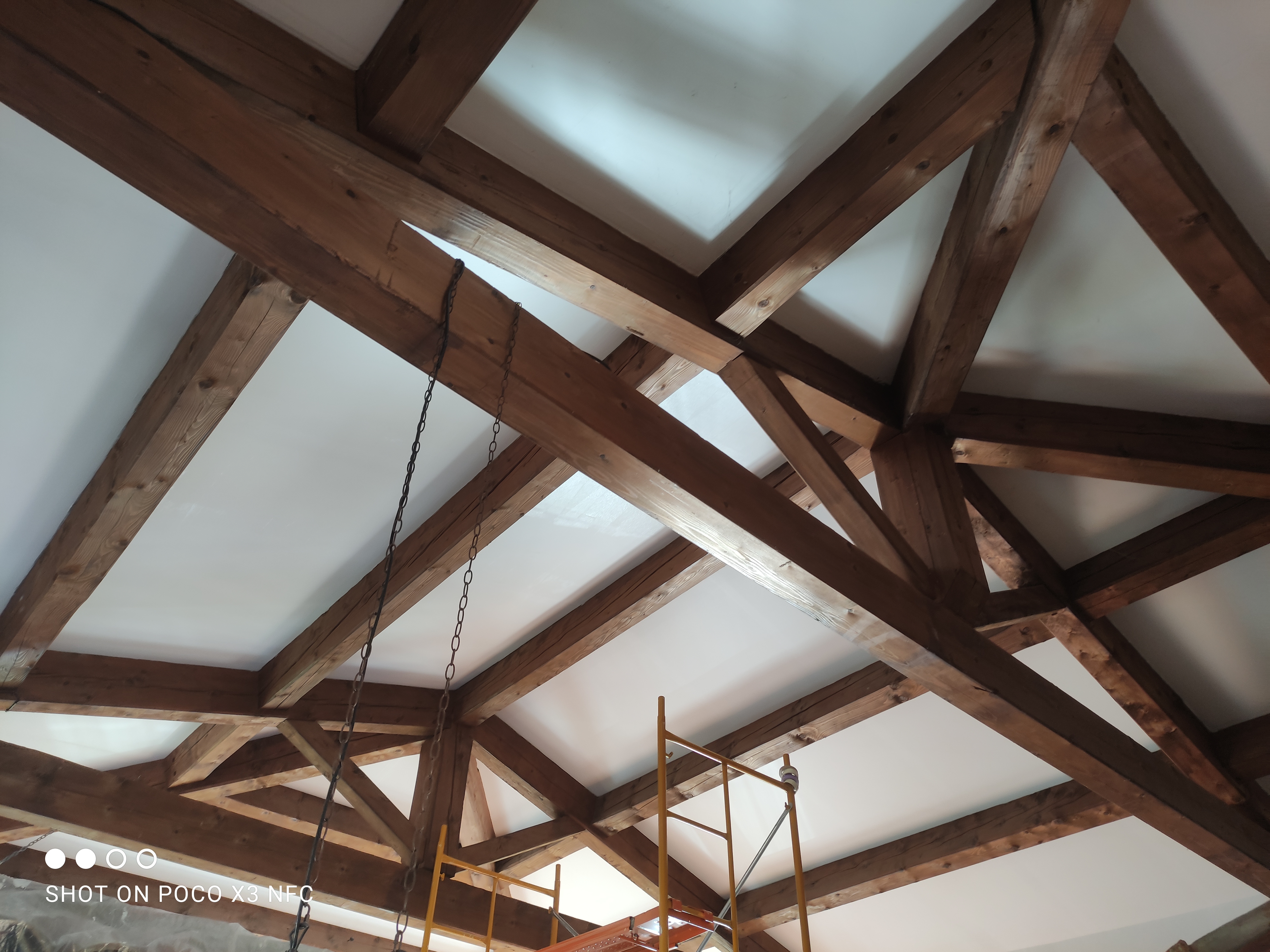 Pintura paredes y techo salón