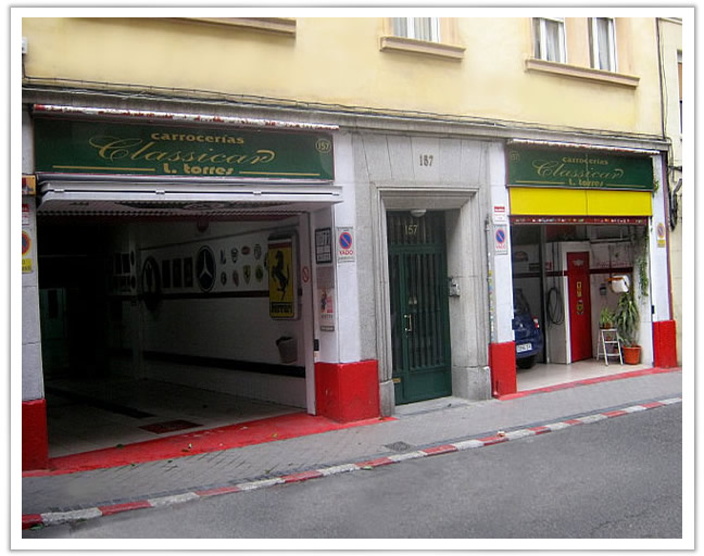 Entrada de nuestro negocio desde la calle