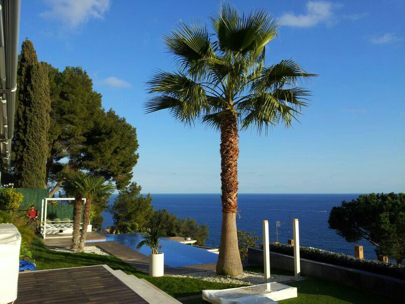 casa con vistas al mar