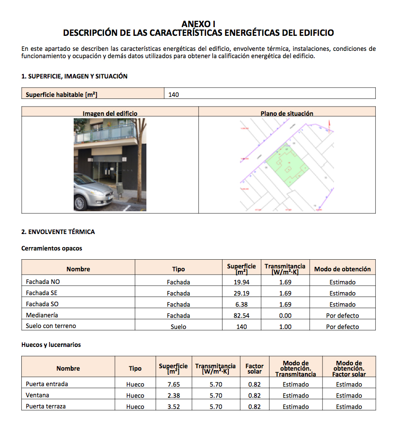 Certificado de eficiencia energética de local comercial 