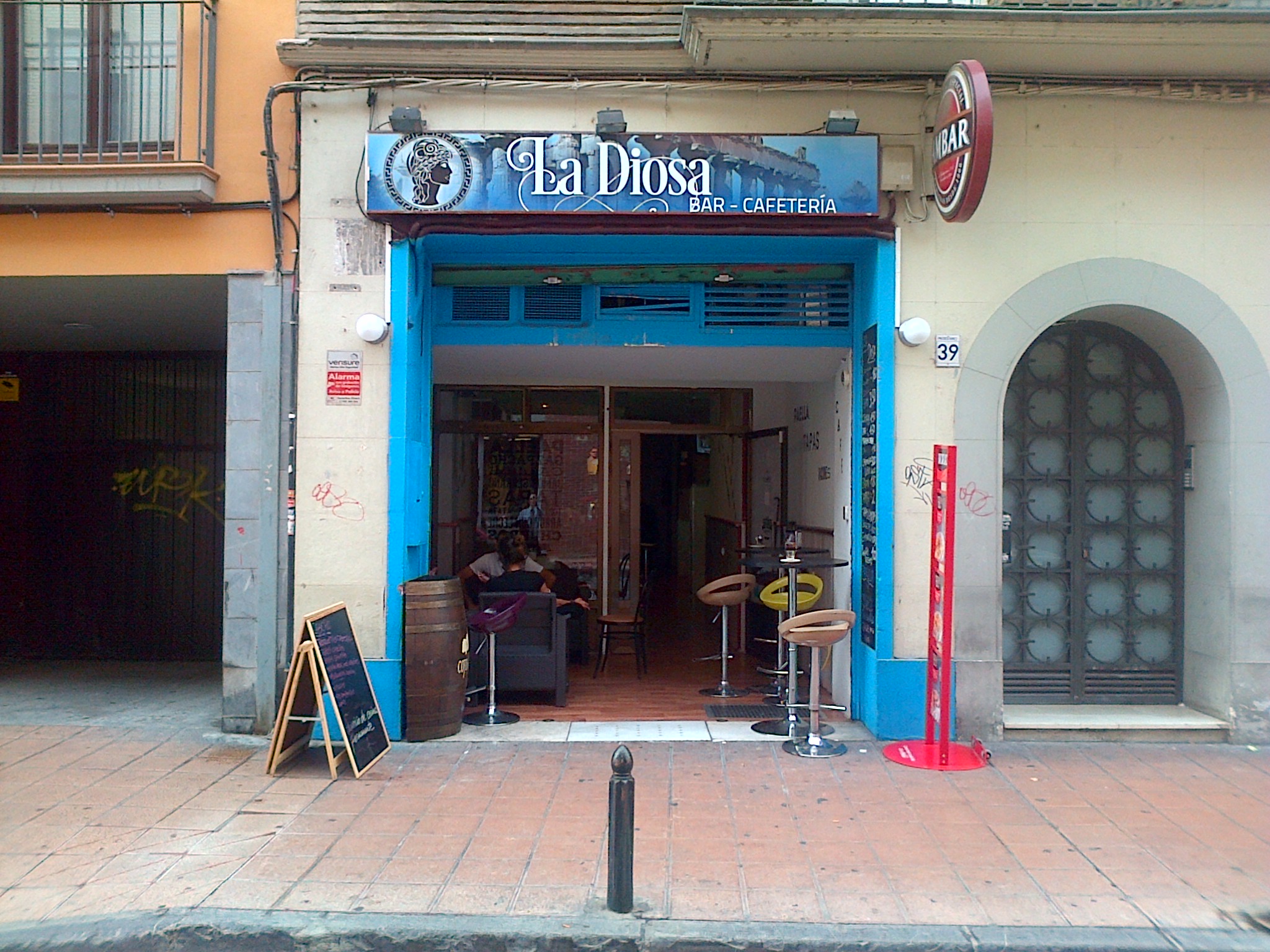 Certificado de prevención de incendios para bar-cafetería