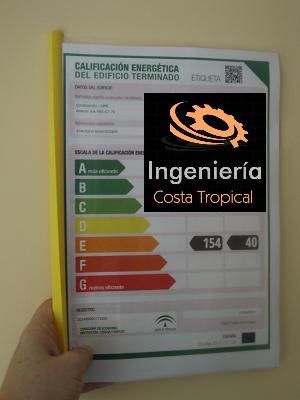 Certificado Energético + Anexos + Registro ante Junta de Andalucía + Etiqueta Energética