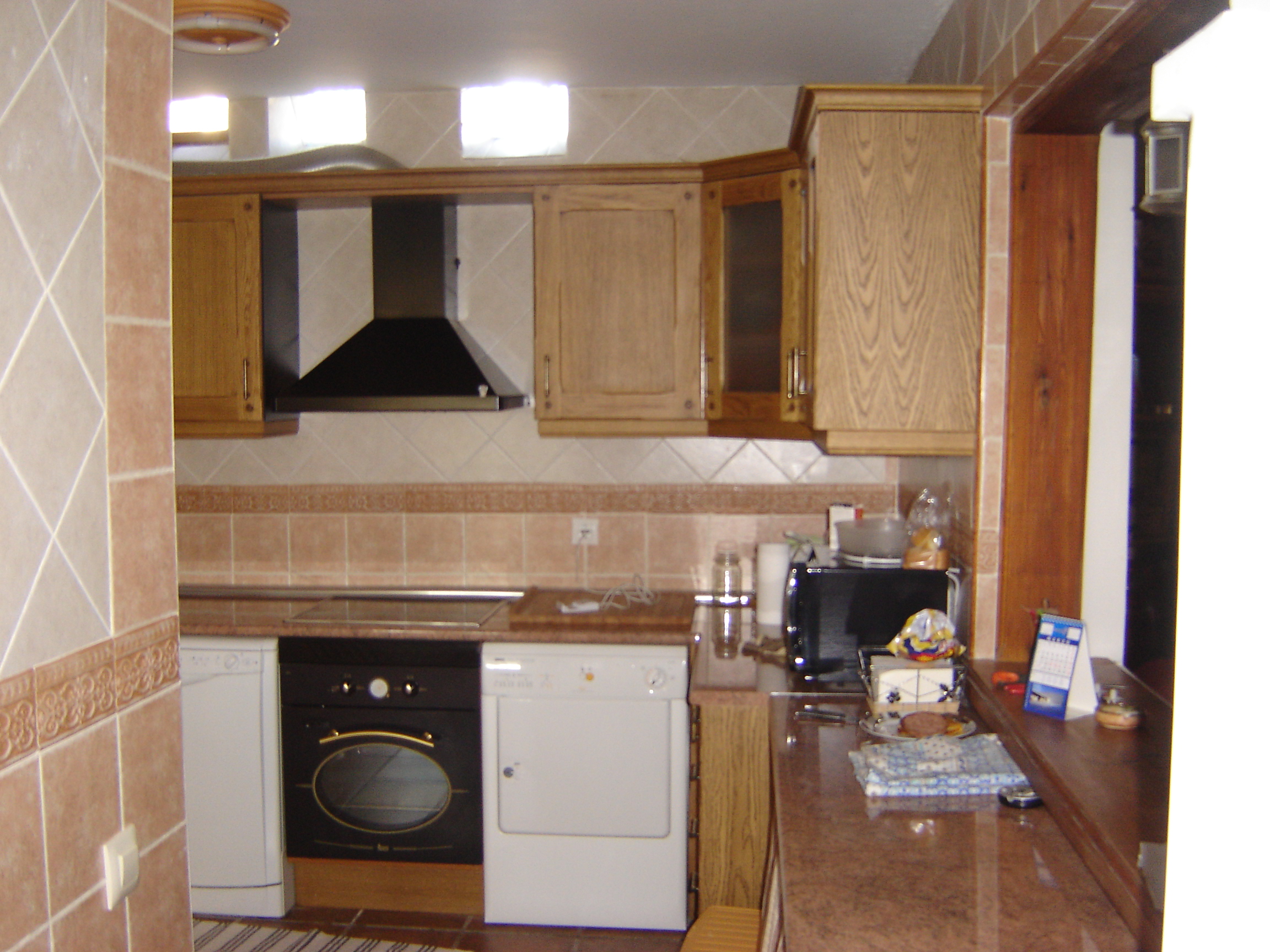 cocina en madera de pino 