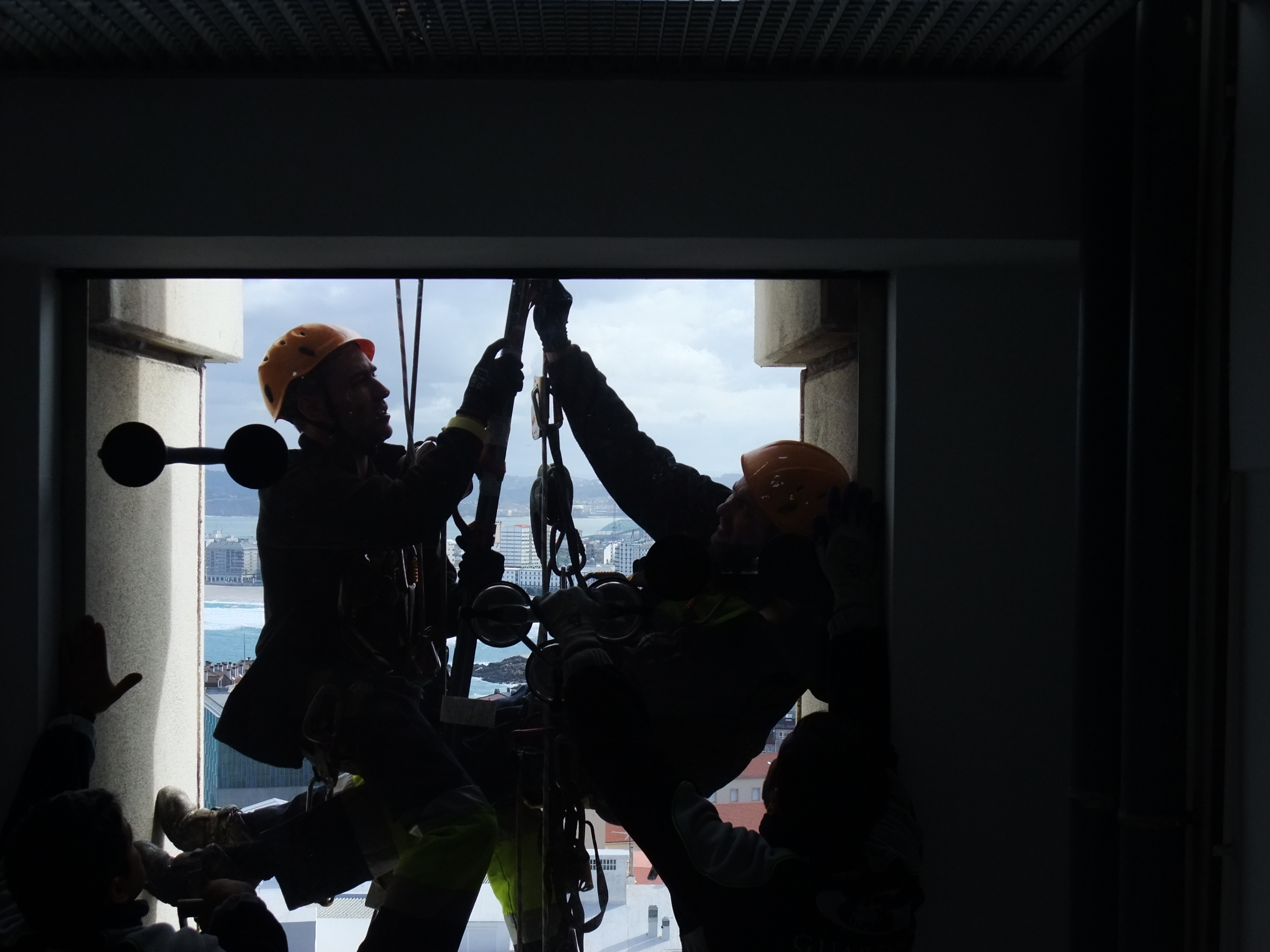 Colocación de cristaleras