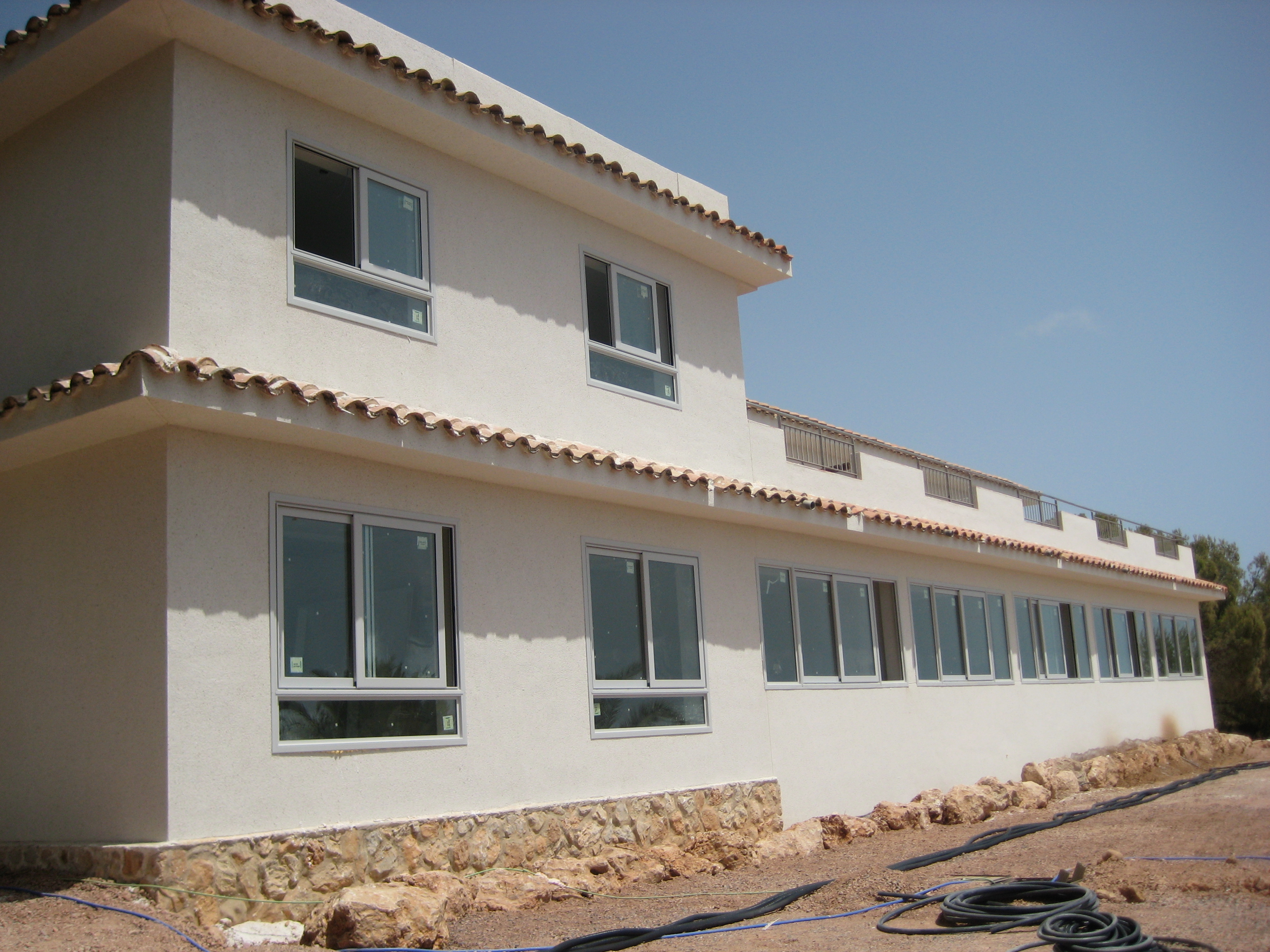 Construcción de un hotel