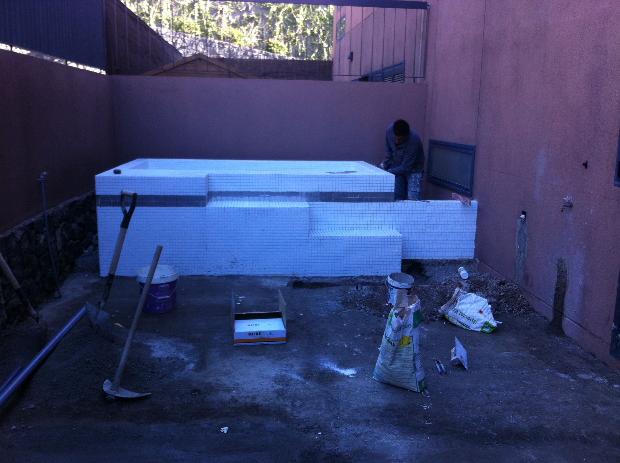 jacuzzi de obra