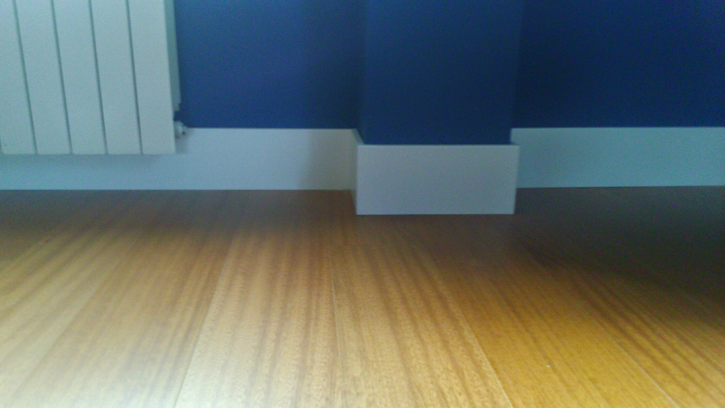 Parquet flotante de Iroco de una lama