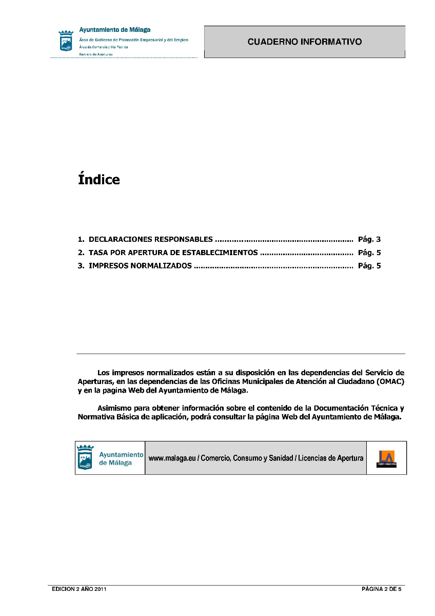 Cuaderno Informativo Licencias Apertura 2