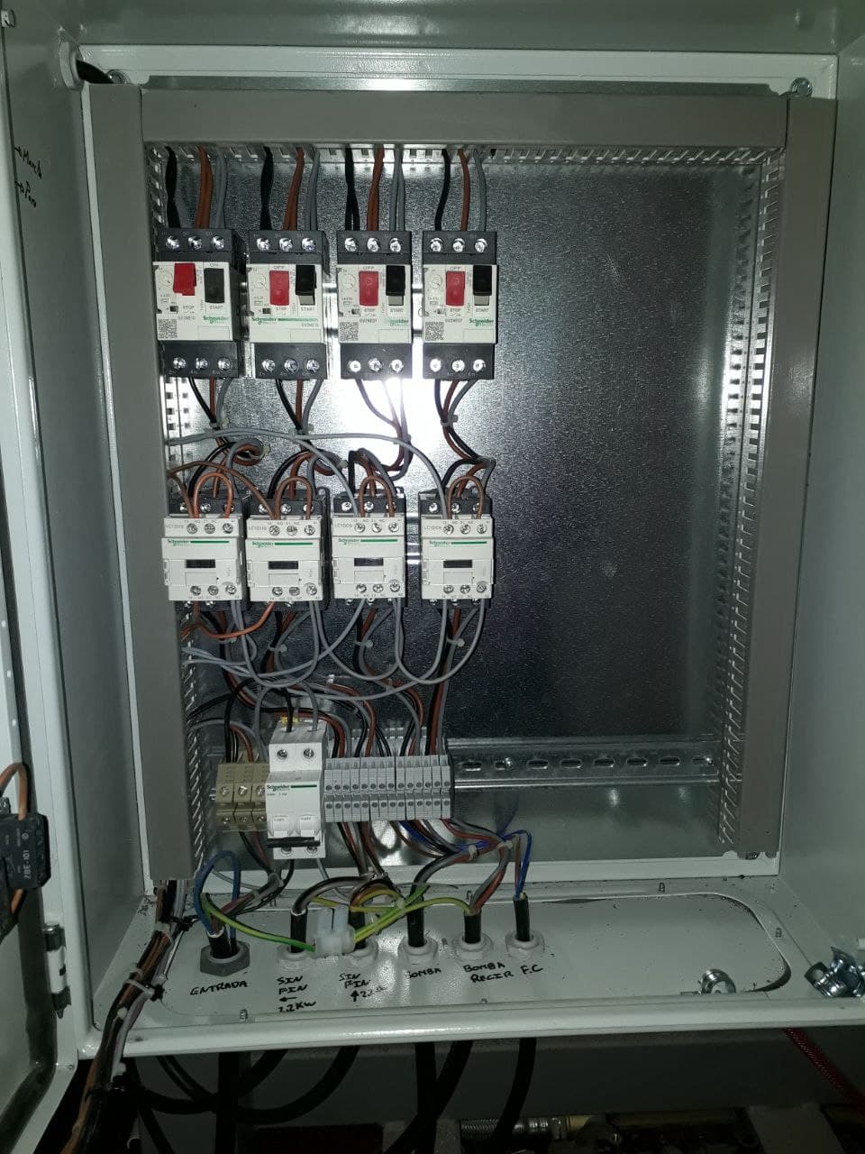 Cuadro control ensacadora grano