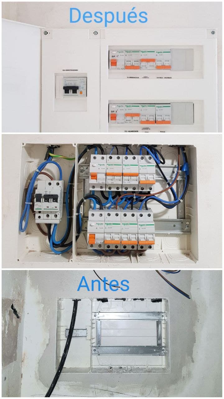 cuadro electrico vivienda electrificacion elevada