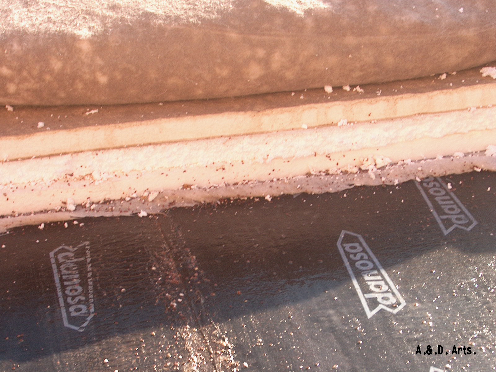 Cubierta invertida con aislamiento extrusionado