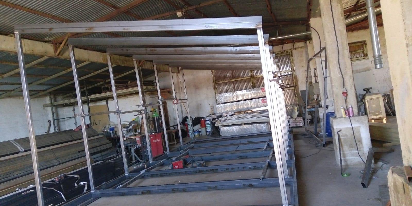 Estructura para casa prefabricada, por encargo de cliente particular