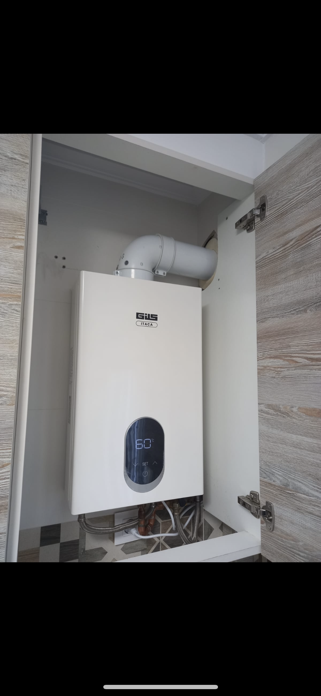 Instalación de calentador