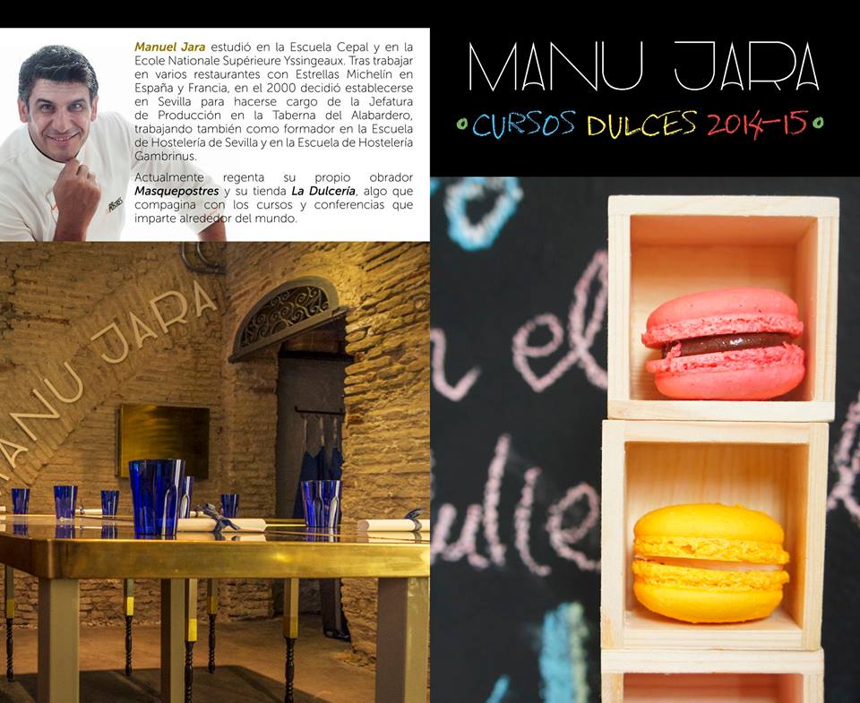 Diseño Aula Cocina para Manu Jara en Masquepostres.