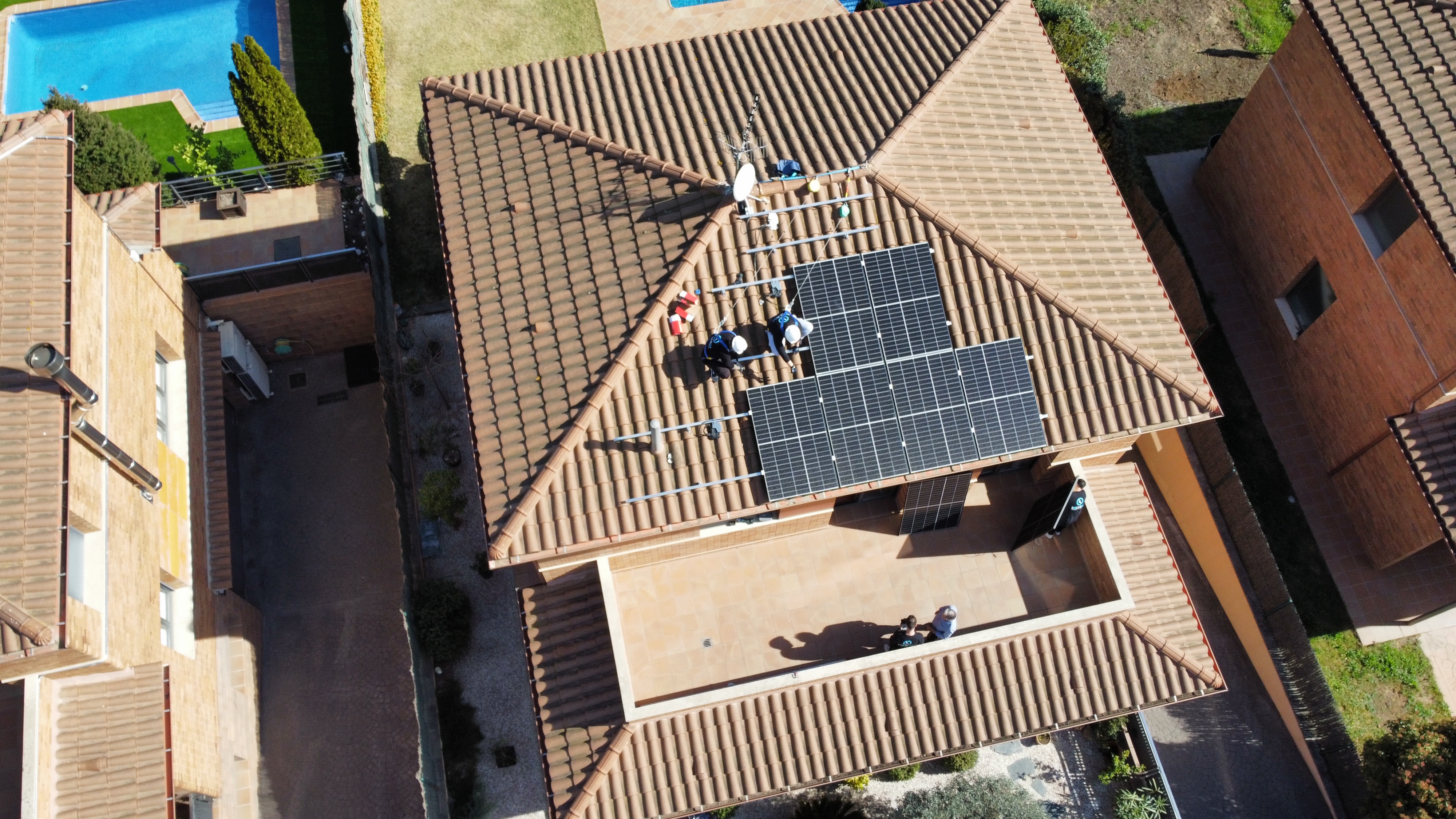 Instalación en proceso en Canovelles