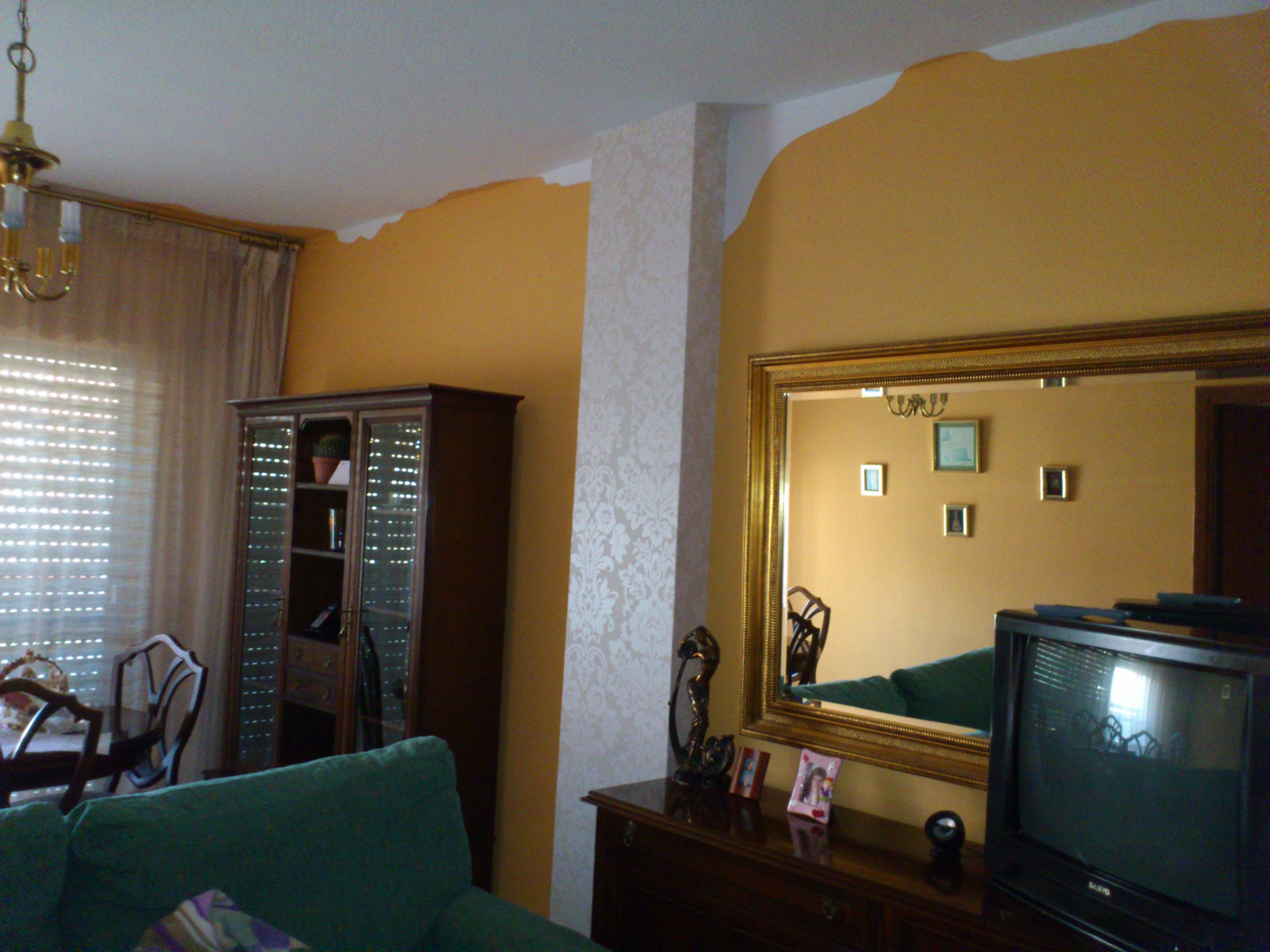 Salón modernista mobiliario retro